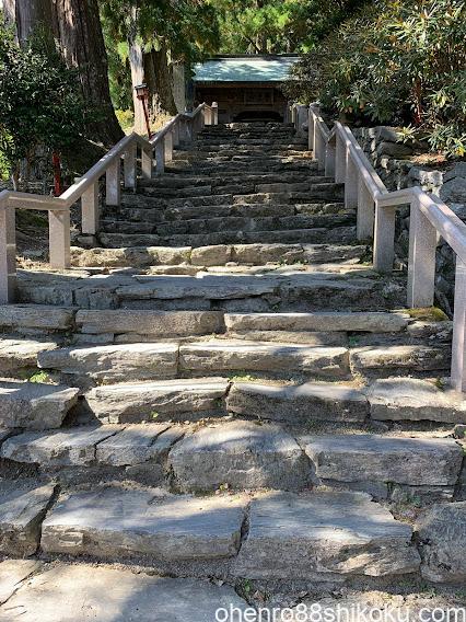 焼山寺石段